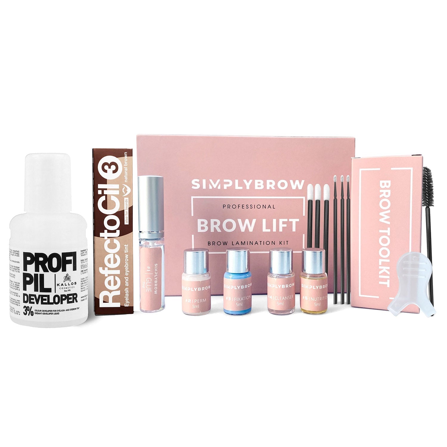 Brow Lamination Kit inkl. Booster Serum - AVABeauty.no